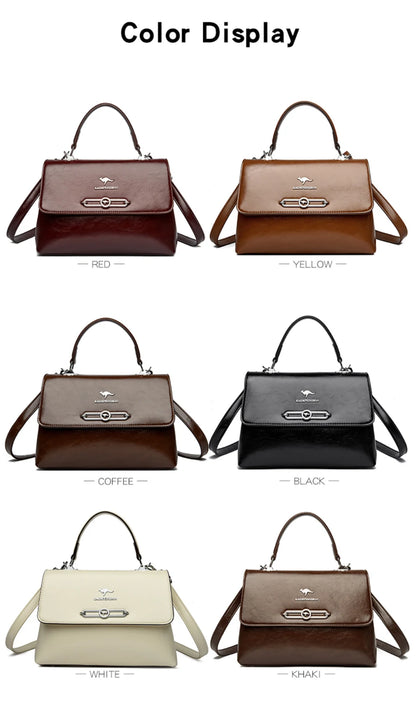 Sac à main rétro tendance pour femmes, portefeuille en cuir souple de haute qualité, petit sac carré, sacs à bandoulière de luxe célèbres