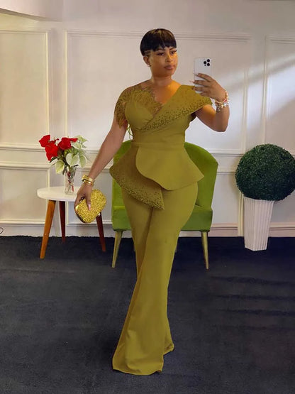 Combinaison sans bretelles taille haute, col à rivets, pour soirée et fête, haut tubulaire, élégante, Sexy, pour anniversaire