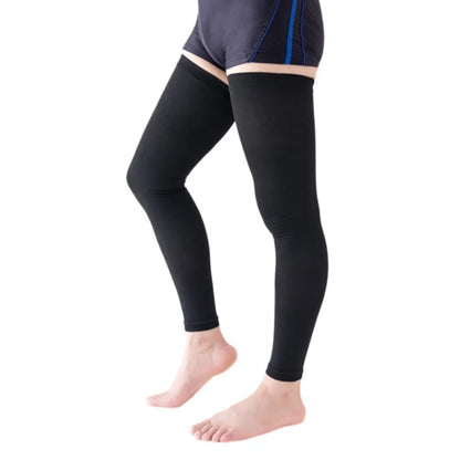 1 paire de bas de Compression médicaux à bout ouvert, hauteur des genoux, bas pour varices, attelle de Compression unisexe, façonnant, 18-21mm