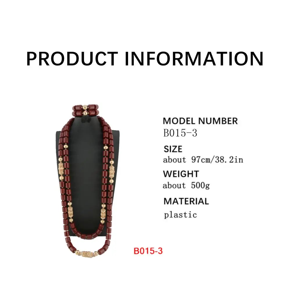 Ensemble de bijoux de mariée en corail artificiel, ensemble de colliers de perles africaines et nigérianes