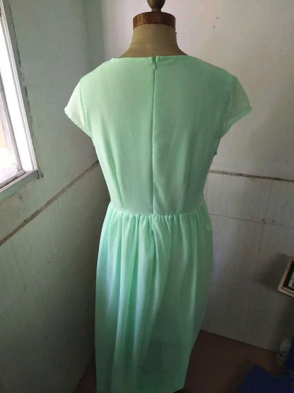 Robe moulante élégante à manches courtes en mousseline de soie pour femmes, robes de soirée bohèmes pour femmes, robe d'été sexy pour dames, 2022