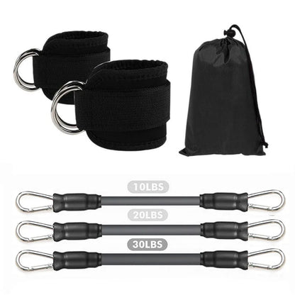Sangles de cheville bandes de résistance ensemble Fitness entraînement équipement d'exercice cheville poids Yoga élastique Fitness bande pour salle de sport homme femme