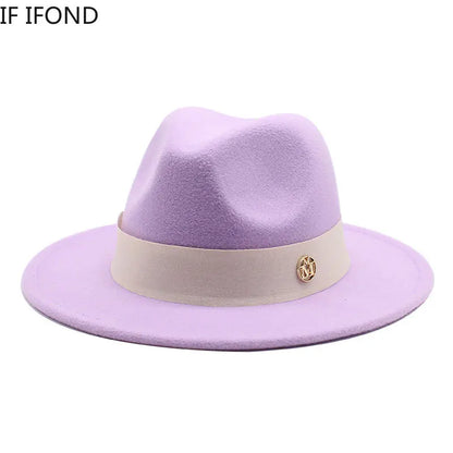Nouveau chapeau Fedora pour femmes hiver élégant mode formelle mariage décorer église casquette Panama fête Jazz chapeau chapeau femme