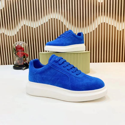 Baskets décontractées en cuir fabriquées à la main pour hommes, baskets à plateforme, mocassins plats originaux unisexes, chaussures pour hommes