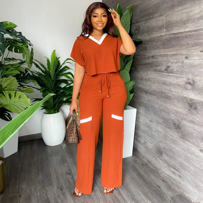 Tenues africaines Dashiki pour femmes, vêtements grande taille, mode d'été, hauts à manches courtes, pantalons, Ankara, ensemble 2 pièces, 2023