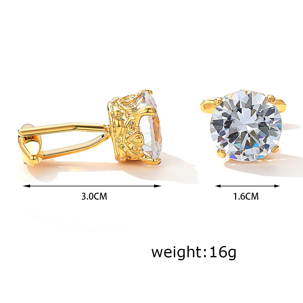 Zcomprend-lèvent de manchette de luxe pour hommes, accessoires de mariage, chemises françaises de banquet d'affaires haut de gamme, boutons de manchette en biscuits, cadeaux pour hommes