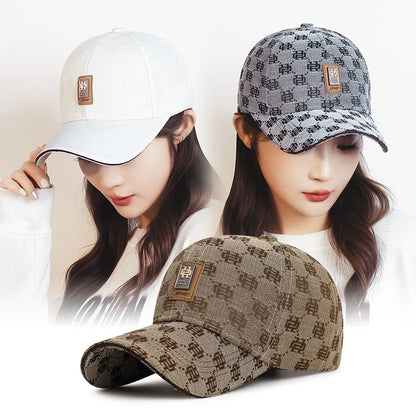 Casquettes de baseball avec étiquette lettre pour hommes et femmes, chapeaux Snapback, vêtements de travail réglables, visière de sport en plein air, couple, mode