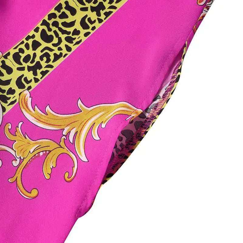 VONDA-Robe longue de soirée à manches chauve-souris, grande taille, col montant, imprimé bohème, 2023