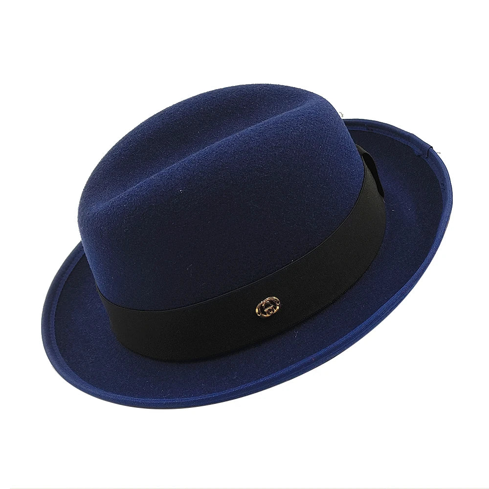 NOUVEAU chapeau de tarte de porc bord hommes femmes Fedora classique gentleman melon cosplay derby melon anglais chapeau panama jazz chapeau en gros
