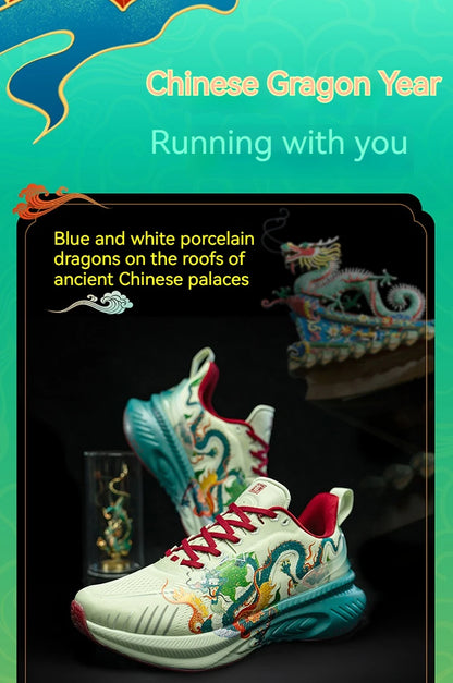 Onemix Designers originaux Style chinois chaussures de course pour hommes de luxe femmes chaussures respirant chaussures de sport mâle en plein air Sneaker