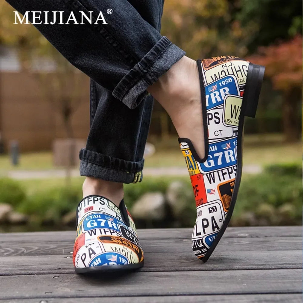 Mocassins College de style britannique pour hommes, chaussures décontractées pour hommes, chaussures respirantes pour gentleman, robe de mariée, chaussures queFormal pour la fête, taille 47