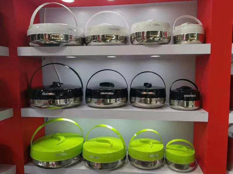 Conteneur de stockage des aliments, boîte à déjeuner Bento en plastique, Thermos pour aliments chauds, boîte de conservation des aliments, accessoires de cuisine 4 pièces