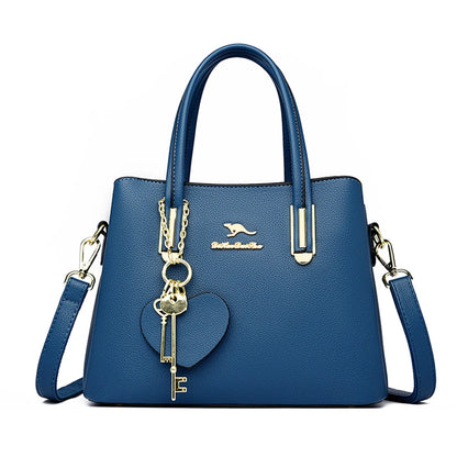 Sacs à bandoulière en cuir de grande capacité pour femmes, sacs à main de créateurs de marque, sacs à main de messager vintage, nouveau, 2024