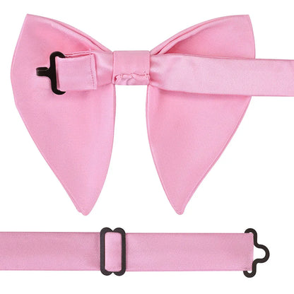 GUSLESON mode rose Champagne bleu solide noeud papillon pour hommes classique grand noeud papillon pour fête de mariage nœud papillon adulte hommes cravate