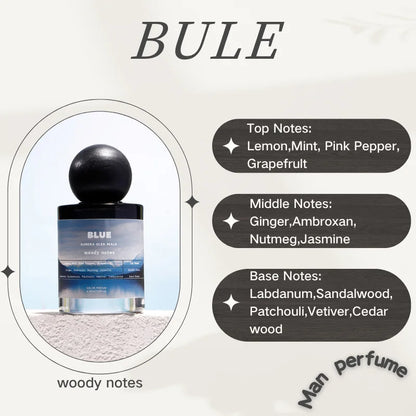 Parfum Durable à odeur d'agrumes fraîche, 50ml, pour dames, parfum haut de gamme, longue durée, saveur d'orange clair