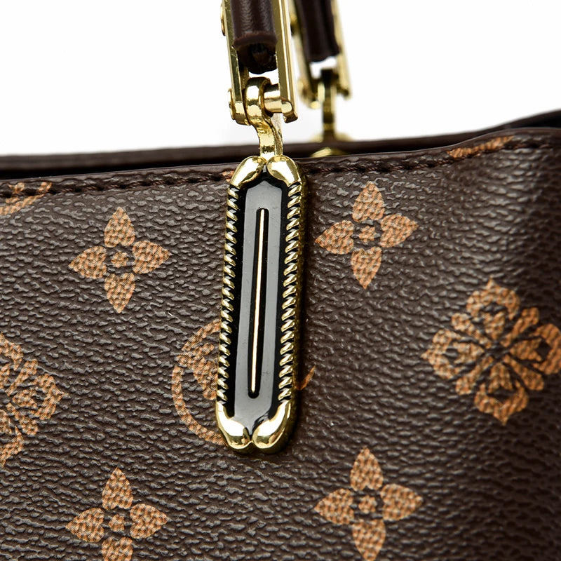 Sacs à poignée supérieure imprimés pour femmes, Sac à main en cuir de bonne qualité, Sac à bandoulière de luxe de styliste pour dames, Sac de banlieue