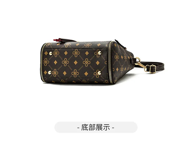 Sac à bandoulière en cuir Pu pour femmes, sacoches polyvalentes de grande capacité, sacs à fermeture éclair