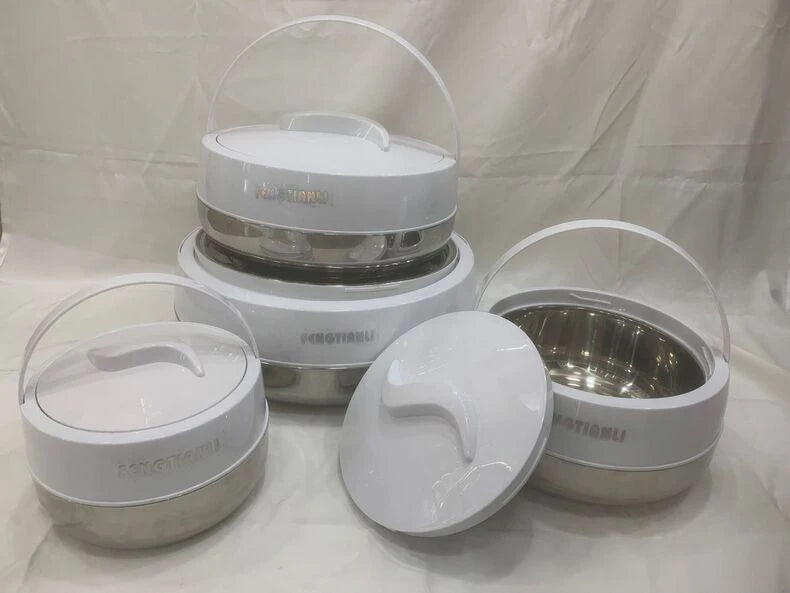 Conteneur de stockage des aliments, boîte à déjeuner Bento en plastique, Thermos pour aliments chauds, boîte de conservation des aliments, accessoires de cuisine 4 pièces