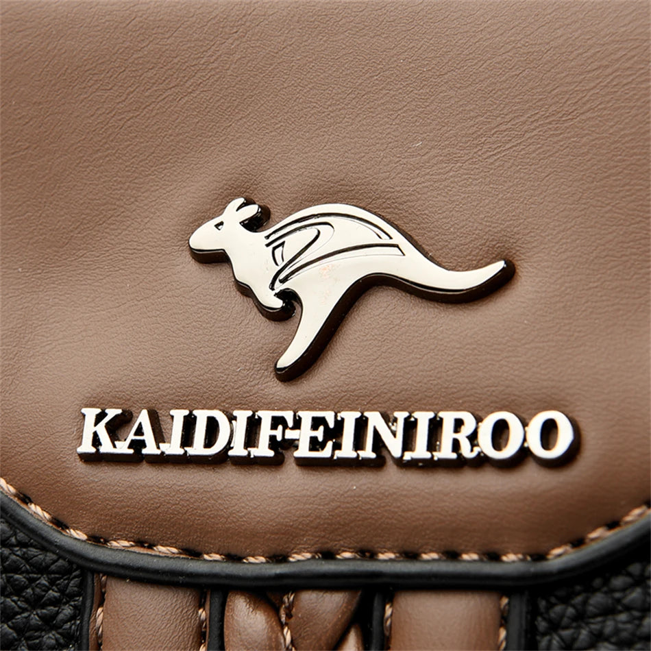 Sac à main multicouche de luxe pour femmes, sacoche tendance de bonne qualité en cuir souple, sac à bandoulière, 2024