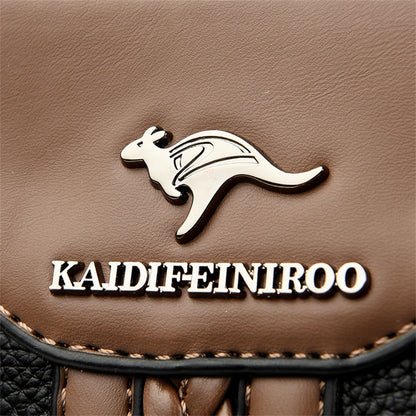 Sac à main multicouche de luxe pour femmes, sacoche tendance de bonne qualité en cuir souple, sac à bandoulière, 2024