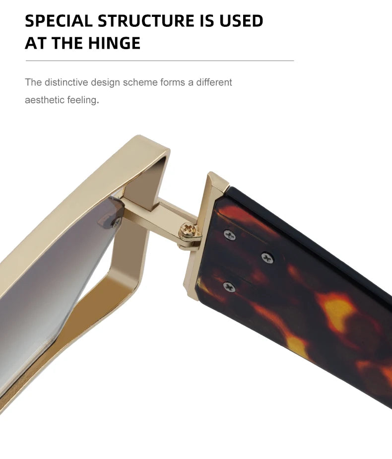 Steampunk Rectangle lunettes de Soleil Femmes Hommes 2025 De Luxe Creux En Métal Cadre Lunettes de Soleil Vintage Punk Hexagone Lunettes UV400 Nuances