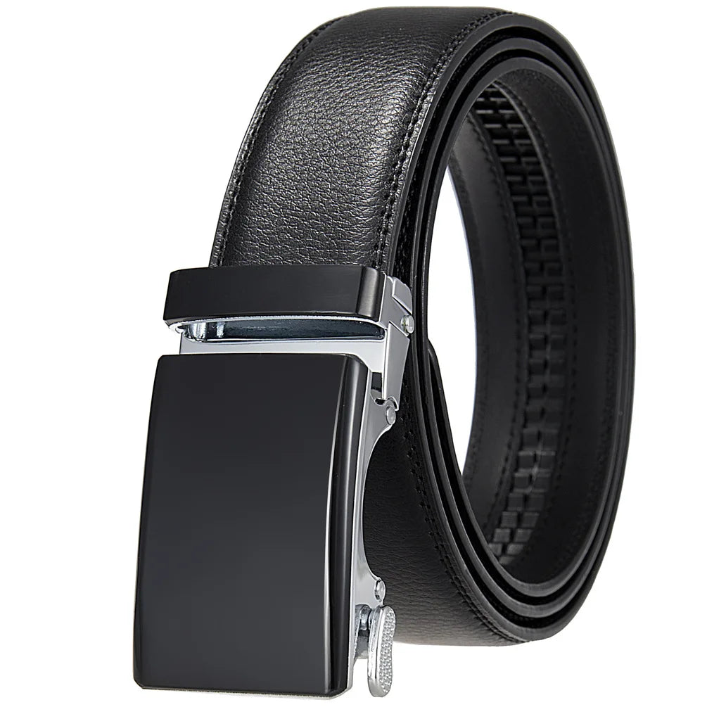 Nouveaux hommes ceinture mode alliage automatique boucle ceinture affaires décontracté décoration ceinture hommes ceintures 3.5 cm noir bleu rouge café