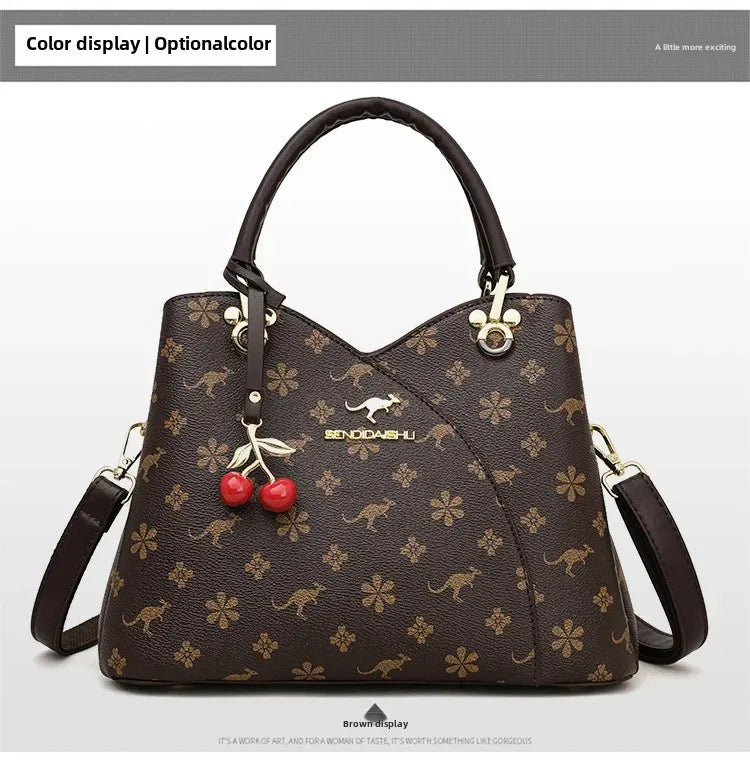 Kangourou femmes sac à main épaule sac à bandoulière automne nouveau Style à la mode maman sac grande capacité fermeture à glissière dames sac à main