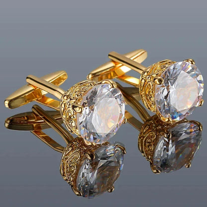 Zcomprend-lèvent de manchette de luxe pour hommes, accessoires de mariage, chemises françaises de banquet d'affaires haut de gamme, boutons de manchette en biscuits, cadeaux pour hommes