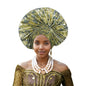 Turban africain nigérian, Bonnet Hijab Auto Gele, couvre-chef déjà fabriqué Sego Gele, bandeau pour fête de mariage