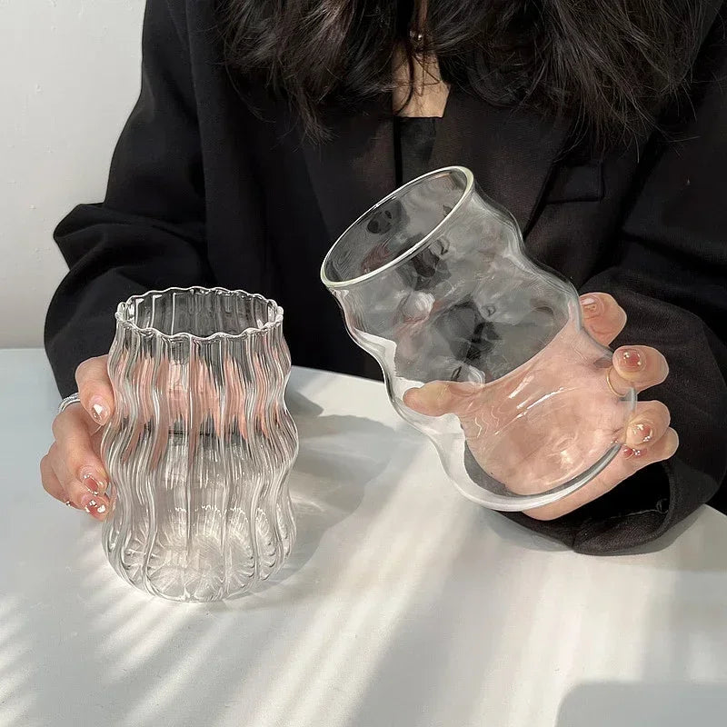 Verre à thé à bulles Transparent de 550ml, avec pailles, tasses à bière, pichet à jus de lait et de fraise, tasse à café, verres pour fête ﻿