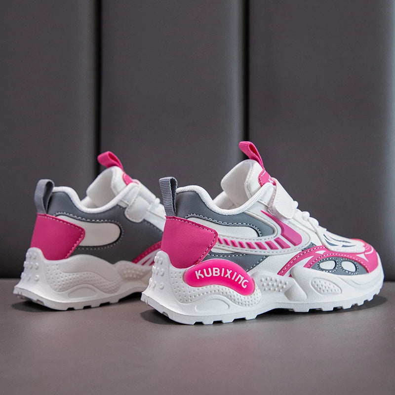 Chaussures à plateforme en cuir pour filles, baskets de luxe pour enfants, chaussures mignonnes pour enfants, rencontres scolaires, mode, nouveau, 2024