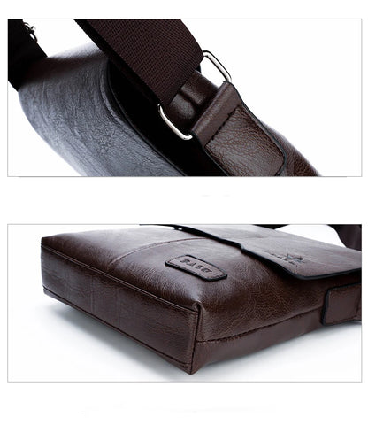Marque de luxe Vintage sacs de messager hommes en cuir sac à bandoulière homme sac à main marron noir sac latéral affaires sac à bandoulière pour hommes