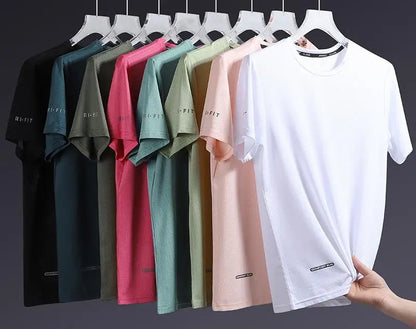 T-shirt homme 12xl 11xl 10xl t-shirts populaires grande taille 110-175kg 5XL 6XL 7XL grande taille Spandex col rond manches courtes surdimensionné hauts