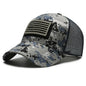 Casquette de Baseball Camouflage drapeau américain pour hommes, tactique respirante en plein air, chapeau à visière d'alpinisme réglable et élégant
