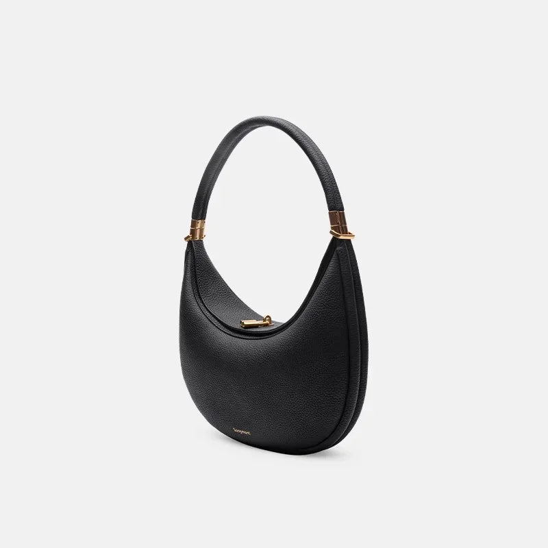 Sac à main en forme de croissant de luxe pour femme, nouvelle série Pine Moon, Hobo, sac à bandoulière polyvalent en cuir, sac à main à la mode, sacs sous les bras