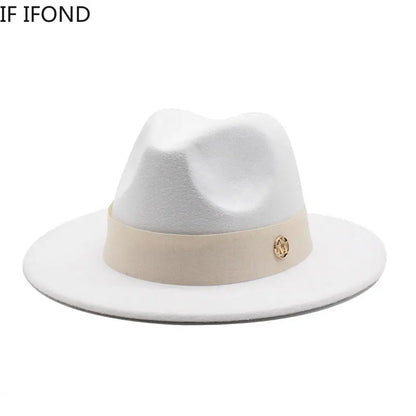 Nouveau chapeau Fedora pour femmes hiver élégant mode formelle mariage décorer église casquette Panama fête Jazz chapeau chapeau femme