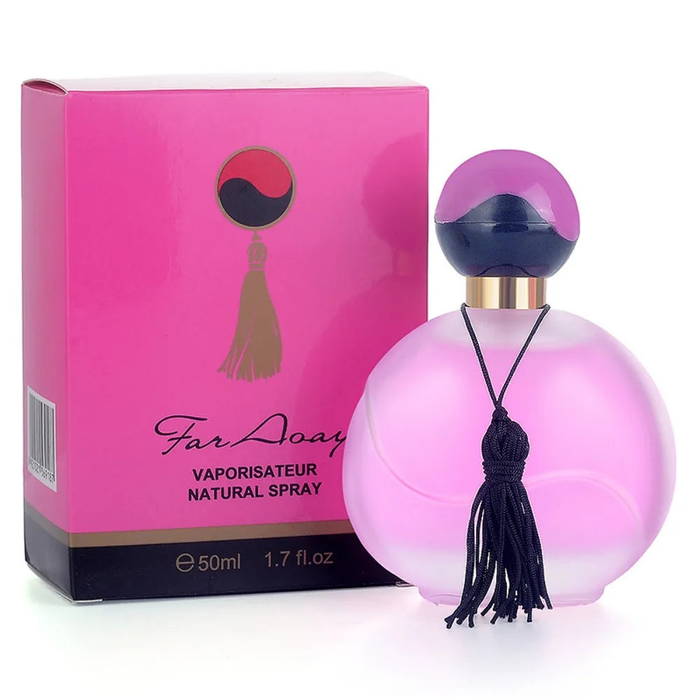 Parfum Durable à odeur d'agrumes fraîche, 50ml, pour dames, parfum haut de gamme, longue durée, saveur d'orange clair