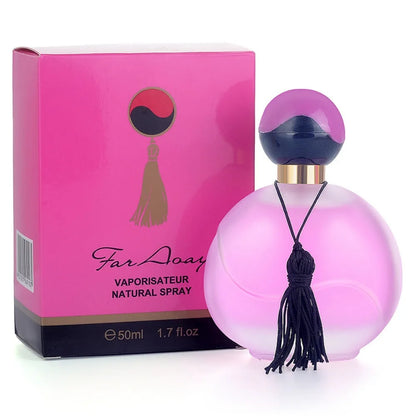 Parfum Durable à odeur d'agrumes fraîche, 50ml, pour dames, parfum haut de gamme, longue durée, saveur d'orange clair