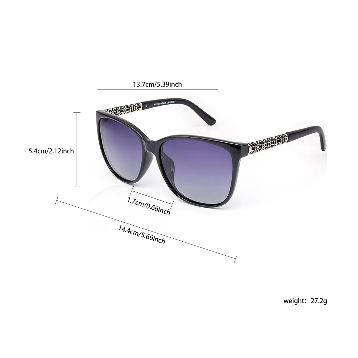 Les nouvelles lunettes de soleil polarisantes à monture mémoire TR pour femmes sont uniques conçues pour protéger contre les rayons UV 400