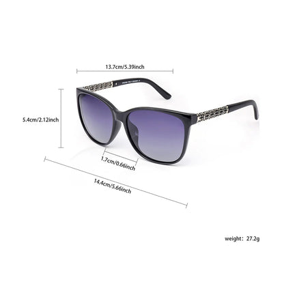 Les nouvelles lunettes de soleil polarisantes à monture mémoire TR pour femmes sont uniques conçues pour protéger contre les rayons UV 400