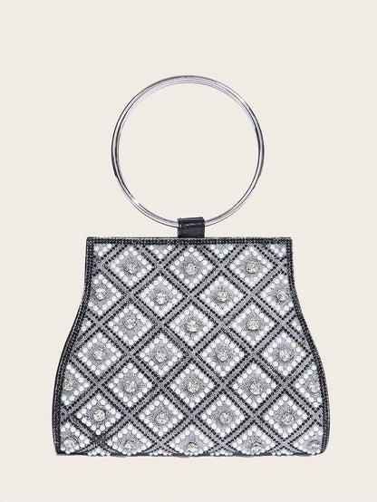 Sacs à main en diamant pour femmes, sacs de soirée en strass, pochette avec pierres de mariée, pochettes pour dames, sacs de soirée de mariage