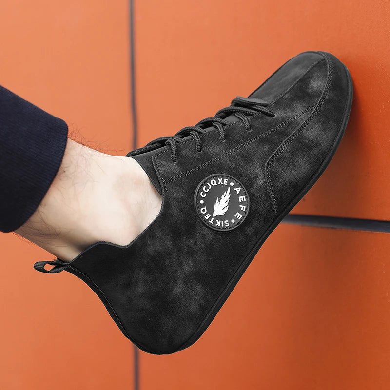 MAEDEF mocassins pour hommes léger conduite décontracté fond mince chaussures plates semelle souple confortable antidérapant à lacets chaussures de marche hommes