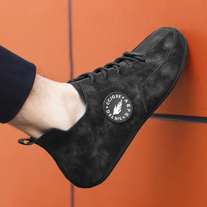 MAEDEF mocassins pour hommes léger conduite décontracté fond mince chaussures plates semelle souple confortable antidérapant à lacets chaussures de marche hommes