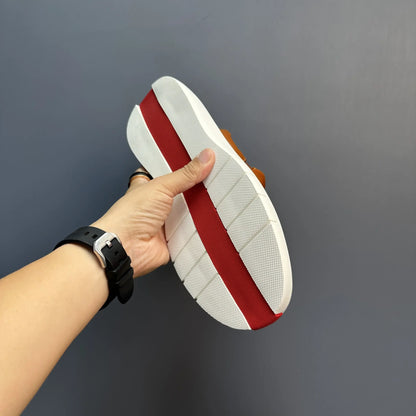 Bottes courtes montantes en cuir véritable pour hommes, chaussures décontractées, semelle optique rétro, printemps et automne, nouveau, 2025