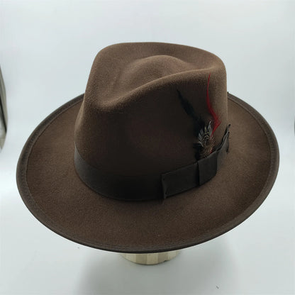 NOUVEAU chapeau de tarte de porc bord hommes femmes Fedora classique gentleman melon cosplay derby melon anglais chapeau panama jazz chapeau en gros
