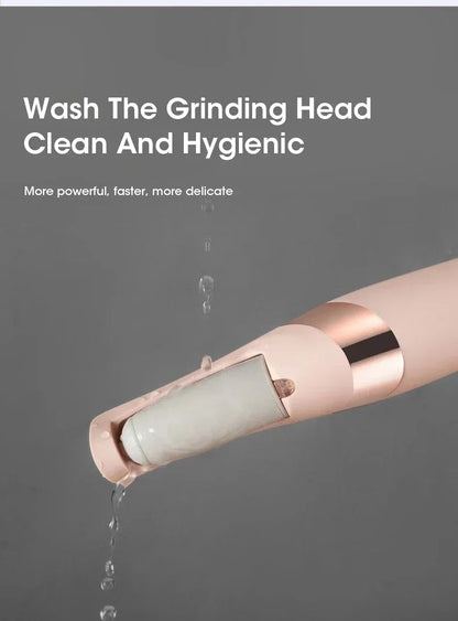 Nouveau dans USB électrique peau morte pédicure automatique pied broyeur rouleau Rechargeable pieds pédicure outil avec têtes de rouleau amovibles