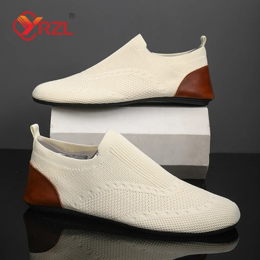 YRZL-Mocassins Légers pour Homme, Chaussures Plates Astronomiques, Conduite, Marche, Sans Lacets, Loisirs, Paresseux, 2024