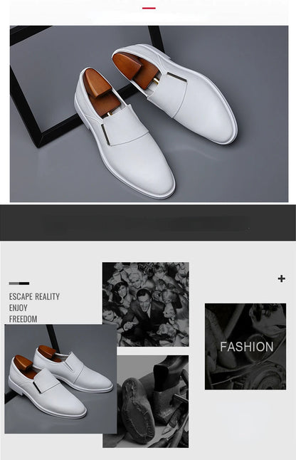 Nouvelle mode robe chaussures pour hommes bout pointu en cuir hommes décontracté formel mocassins affaires mariage Oxfords chaussures Zapatillas De Hombre