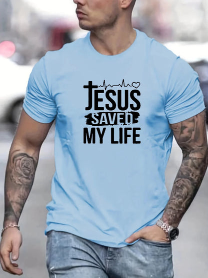 Mode hommes vêtements surdimensionné T-Shirt jésus Y2k T-Shirt été à manches courtes T-Shirt col rond décontracté hauts amples Harajuku homme vêtements