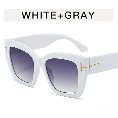 Lunettes de soleil vintage pour hommes et femmes, protection UV, forme carrée, haute qualité, style tendance